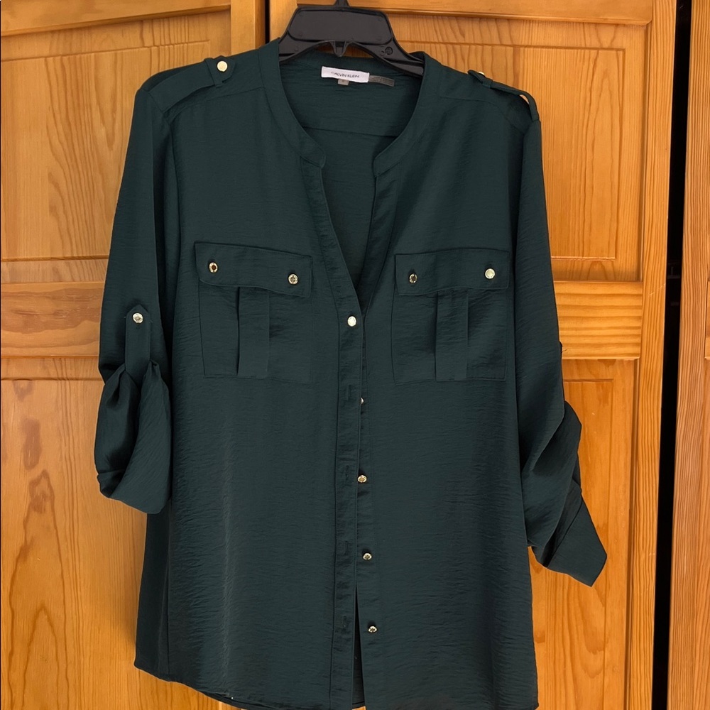 Calvin Klein Forest Green Top